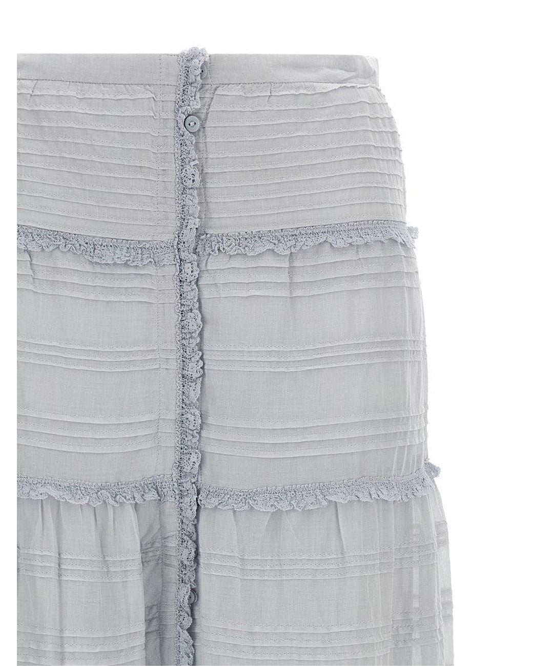 Isabel Marant Gray Paoline Skirt