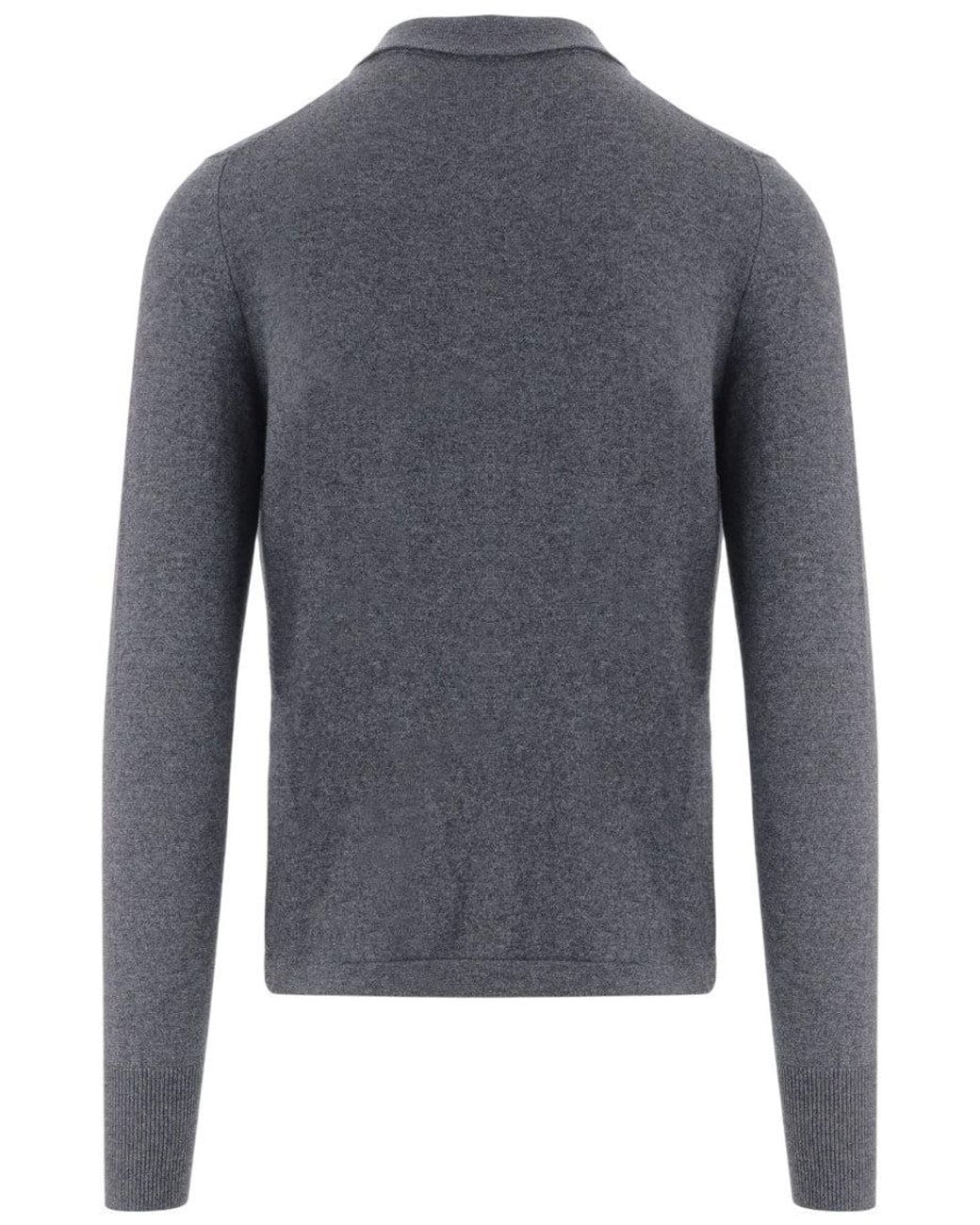 Oliver Lattughi Blue Button Up Cardigan for men