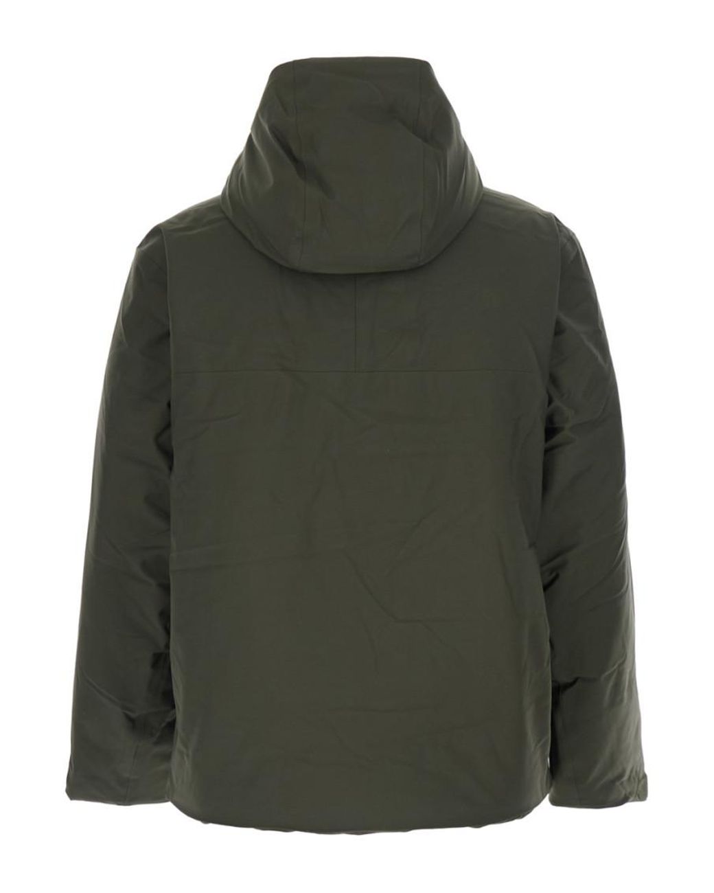 The North Face Green Jacket With Drawstring Hood for men