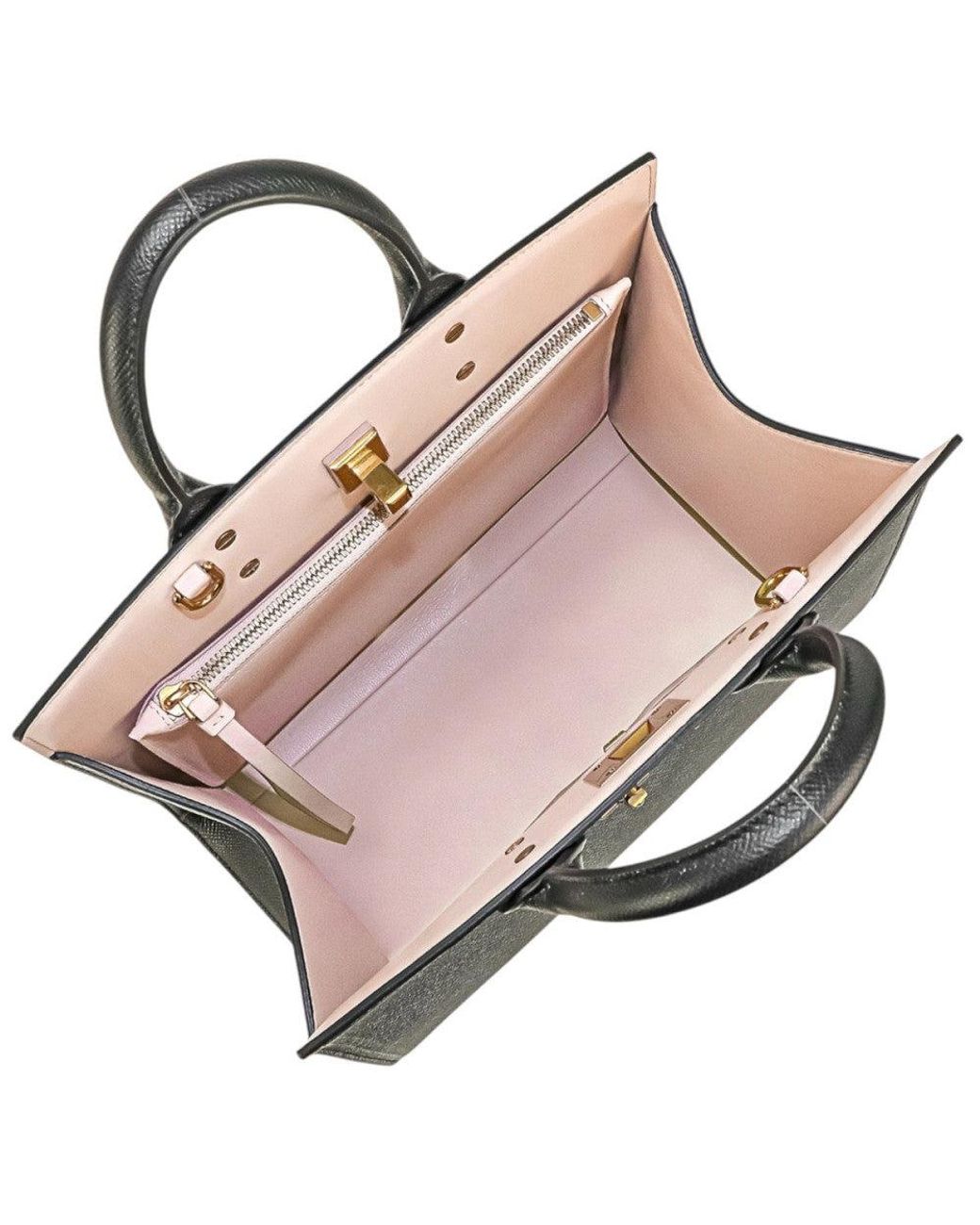 Ferragamo Black Studio Medium Satchel