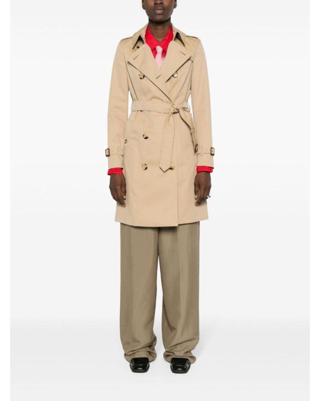 Burberry Natural Chelsea Cotton Trench Coat