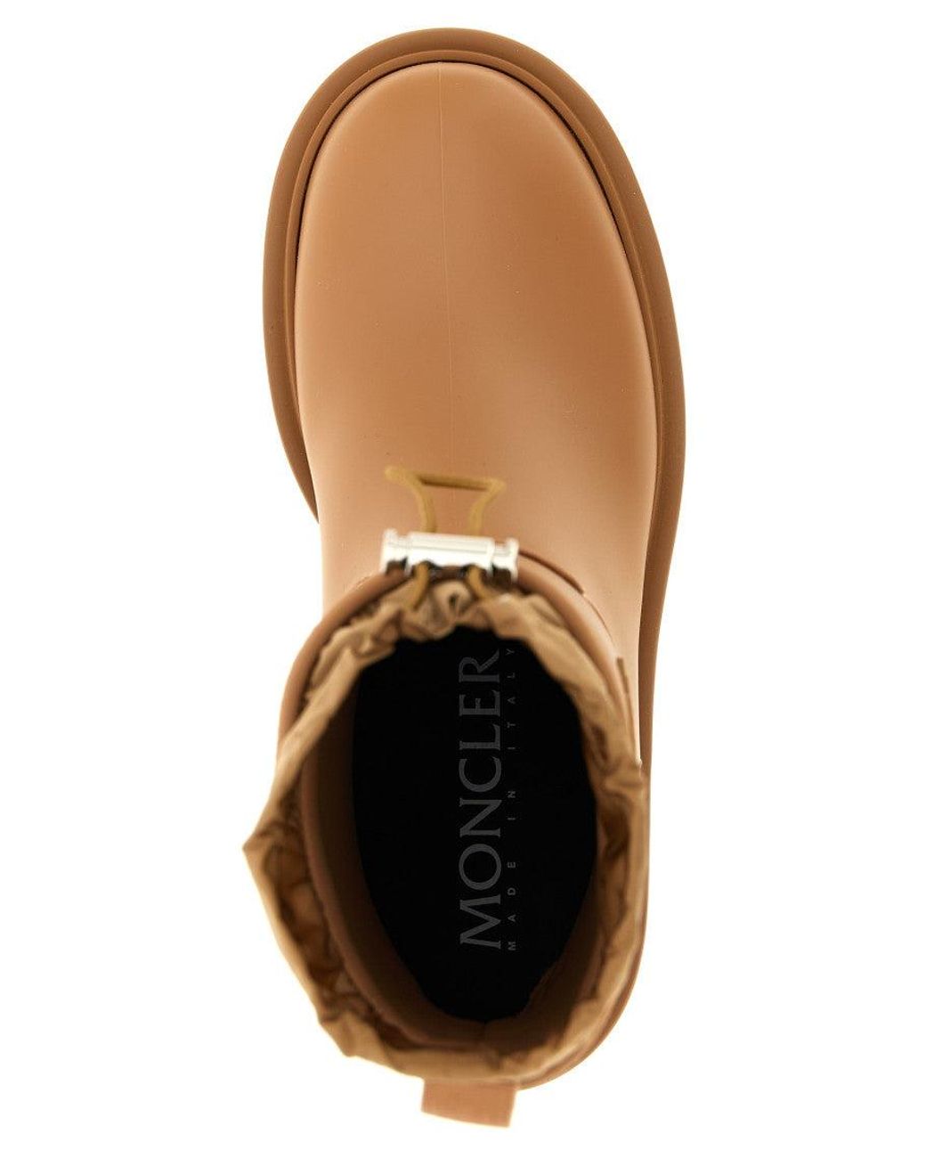 Moncler Brown 'Kickstream' Rain Boots