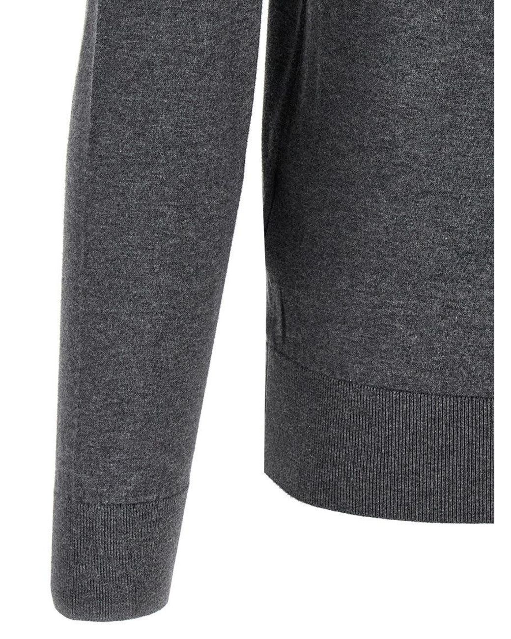 John Smedley Gray Hatfield Sweater for men