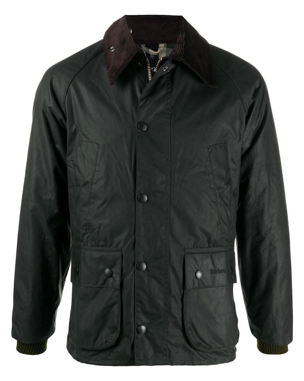 Barbour Black Dark Multiple-Pocket Jacket for men