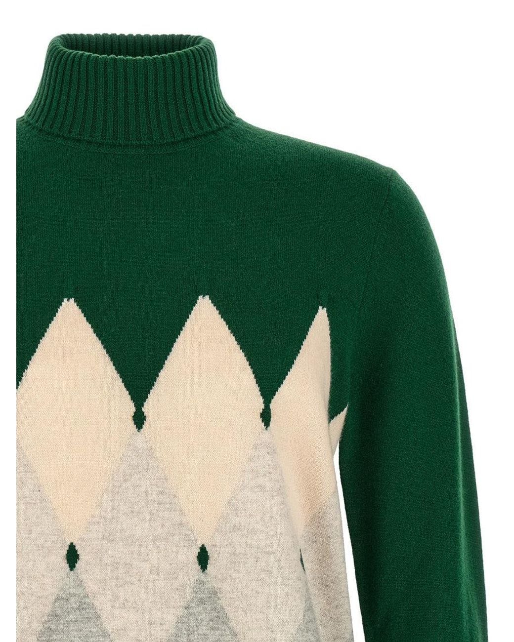Ballantyne Green Turtle Neck Sweater for men