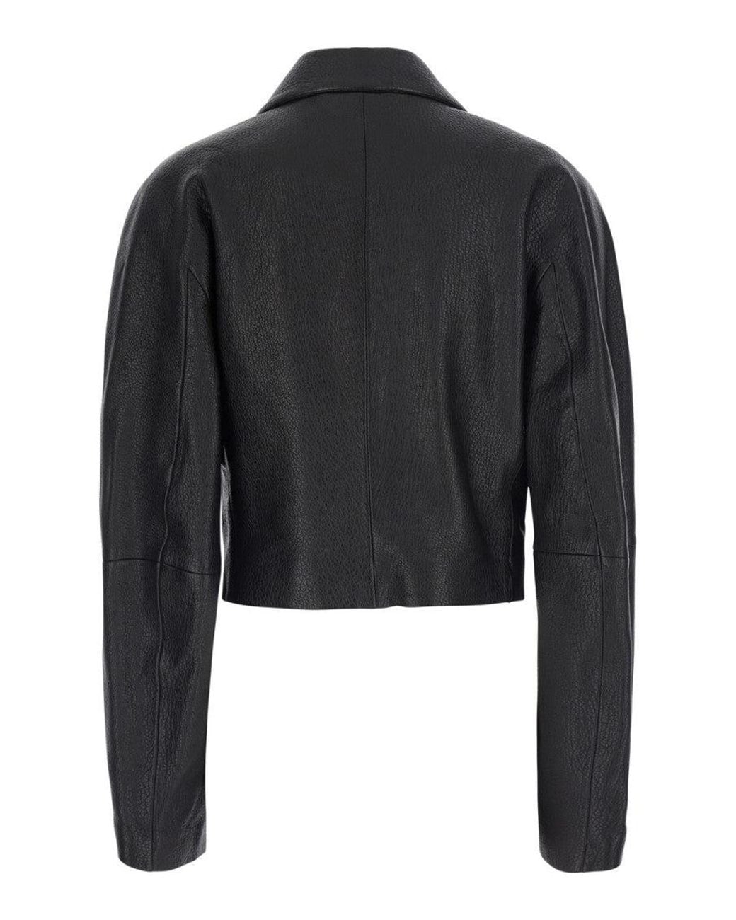 Rohe Black Shirt Collar Jacket