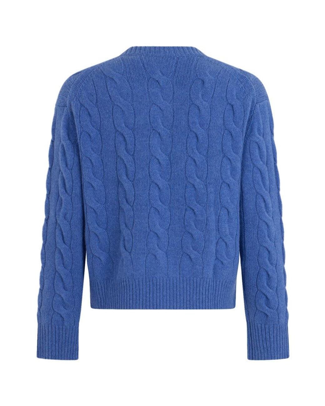 Polo Ralph Lauren Blue Light Knitted Crew Neck Sweater