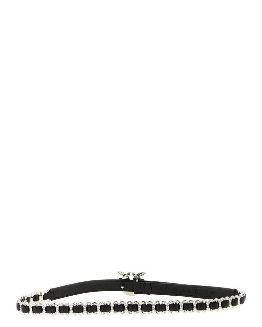 Pinko White 'Love Birds' Belt