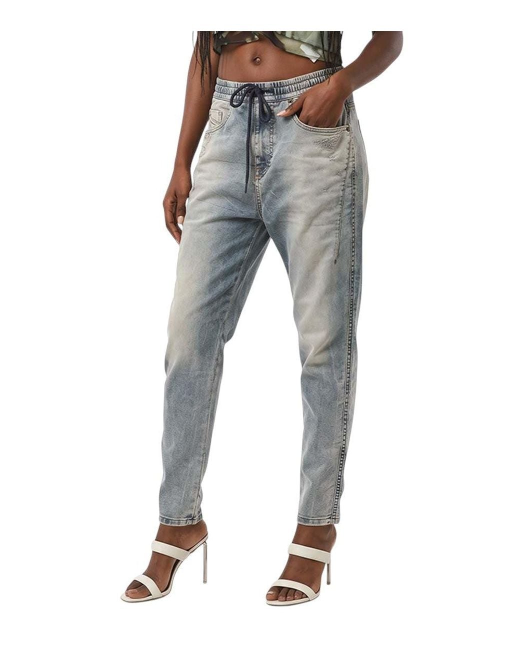 DIESEL Blue Light Mid Rise Jeans