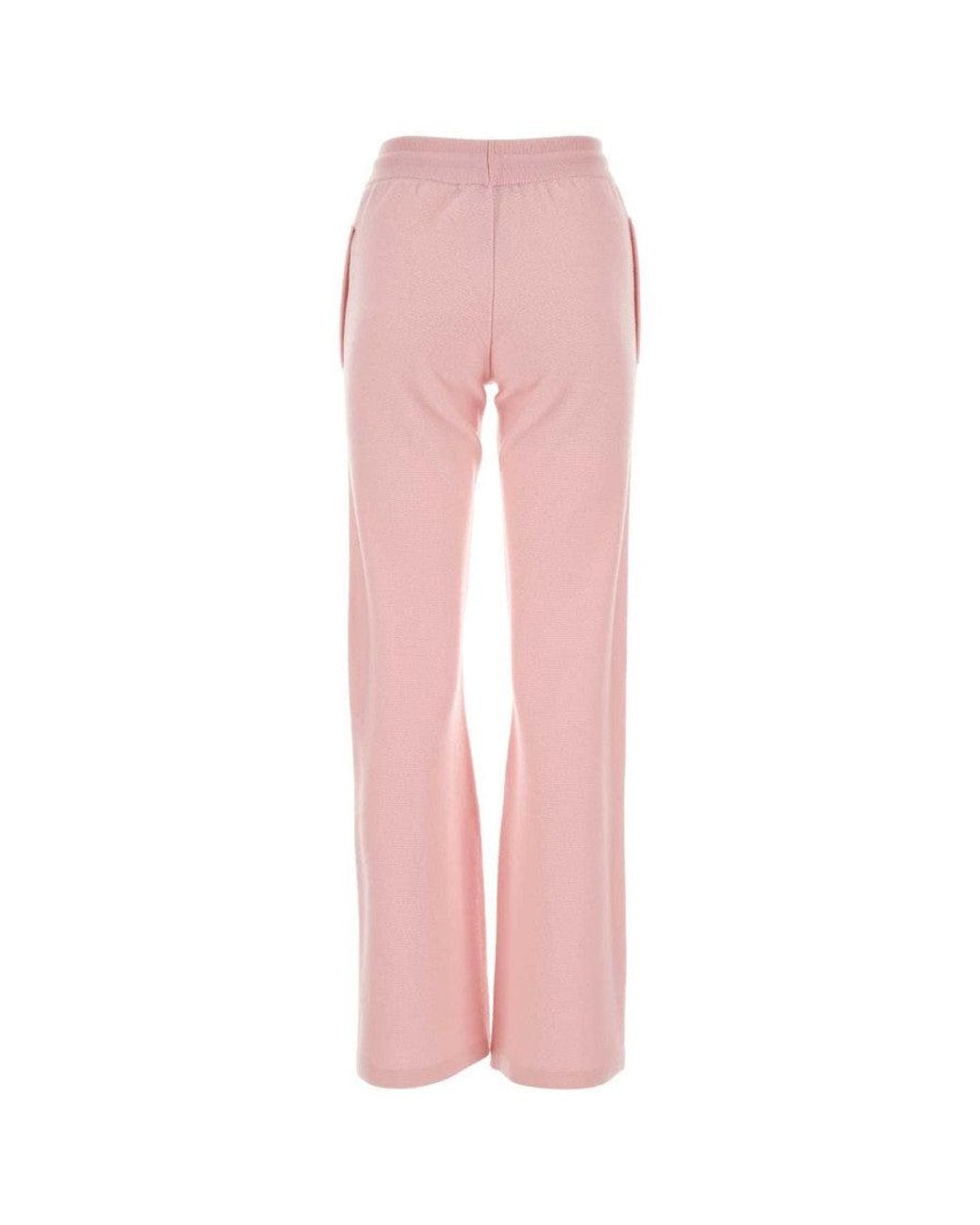 Versace Pink Flared Leg Pant