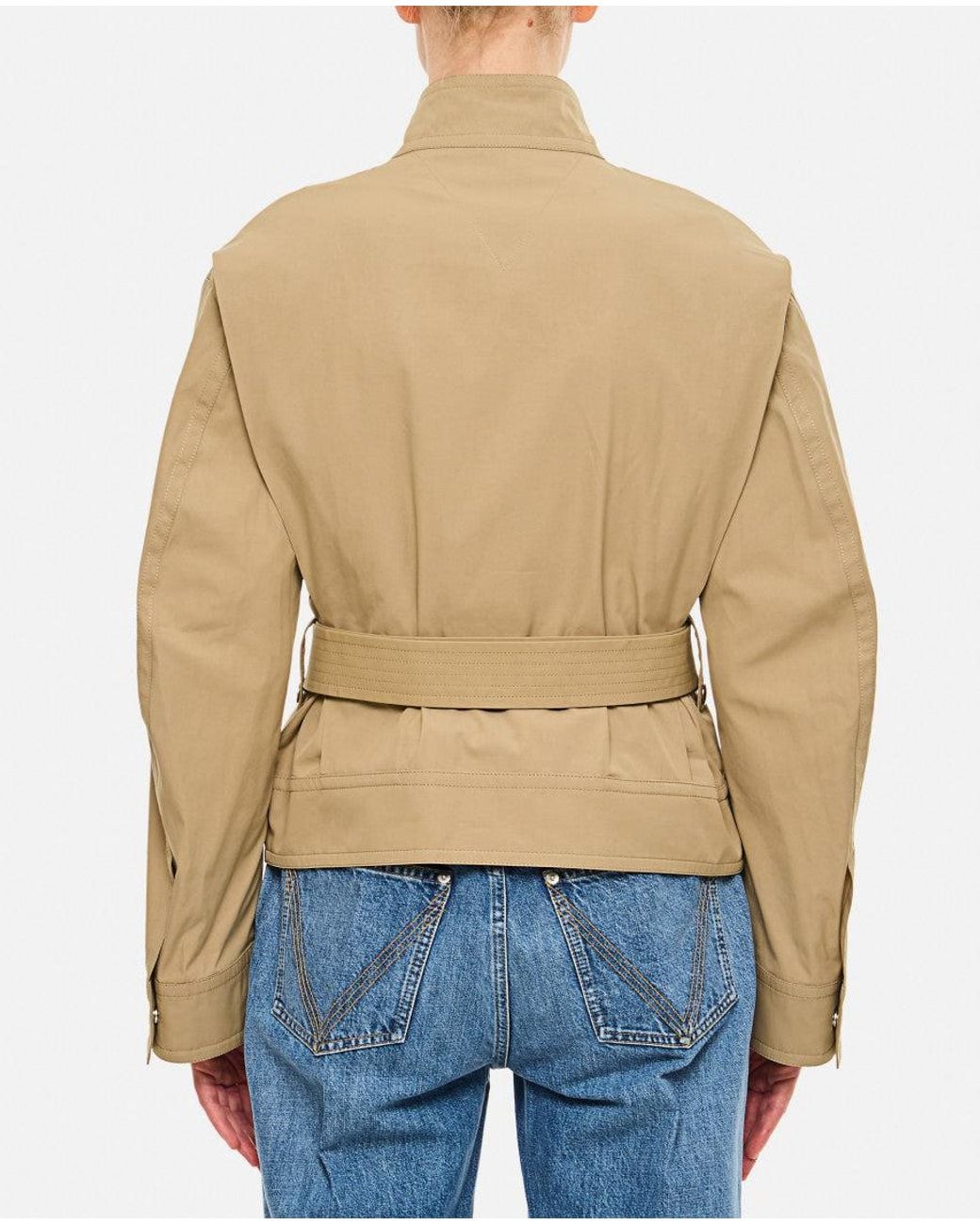Bottega Veneta Blue Compact Cotton Blouson