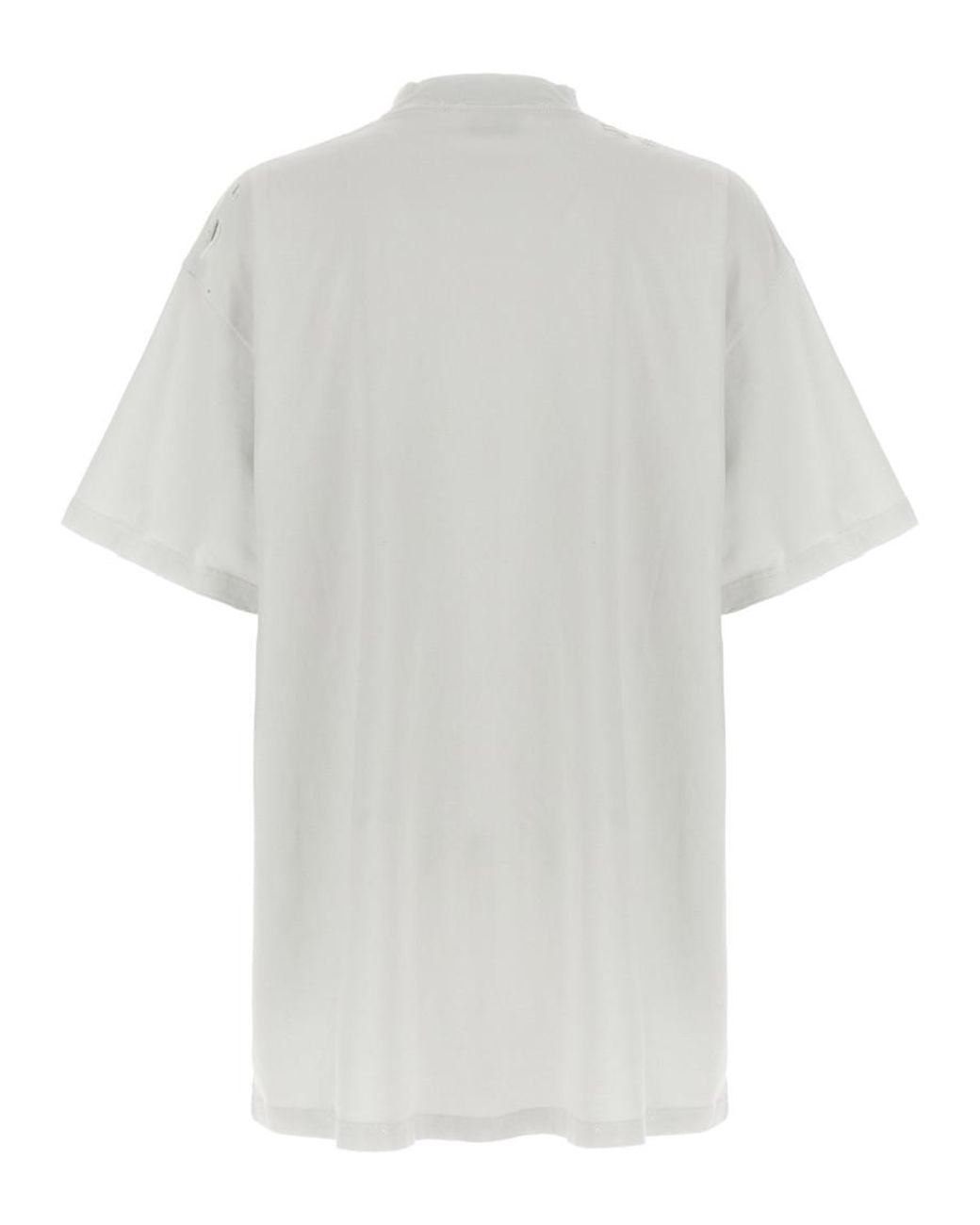 BALENCIAGA 3B Liquefied Tシャツ 白 2 Balenciaga '3B Liquefied' T-Shirt in Gray for Men | Lyst