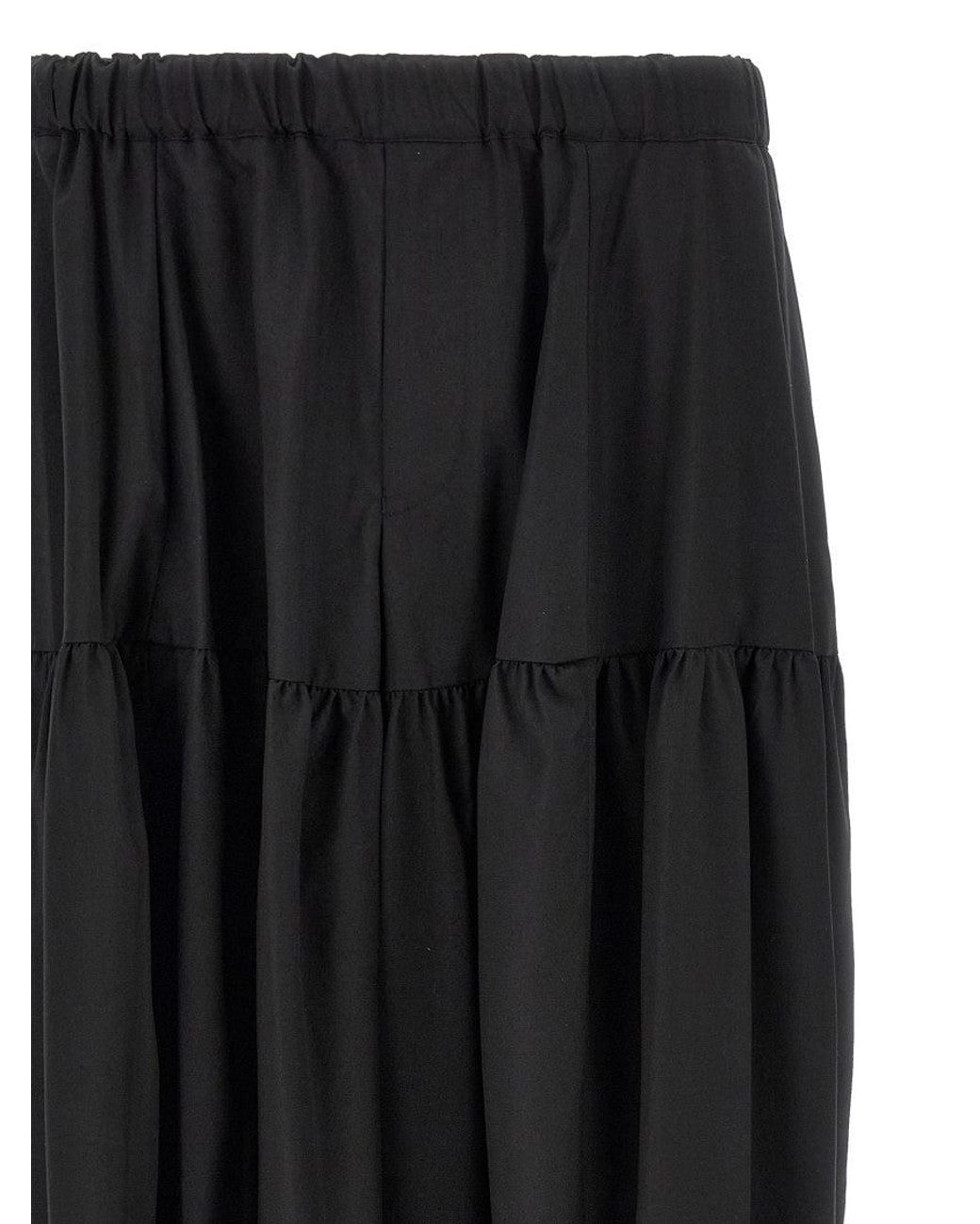 Comme des Garçons Black Barrel Leg Pants for men