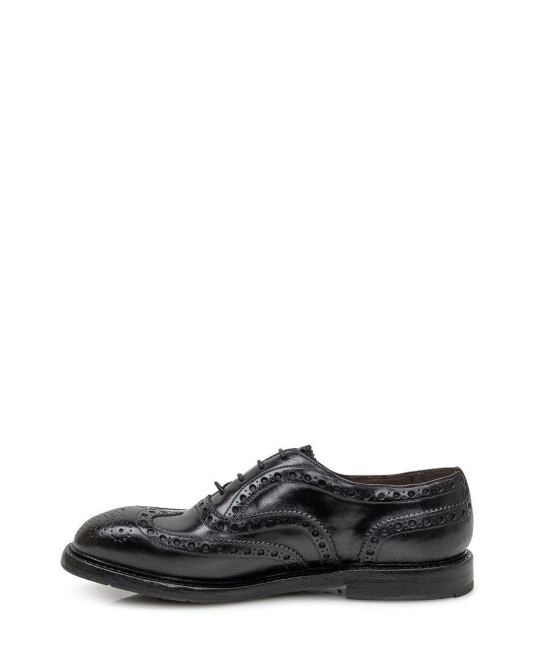 Premiata White Leather Lace-Up Shoes for men