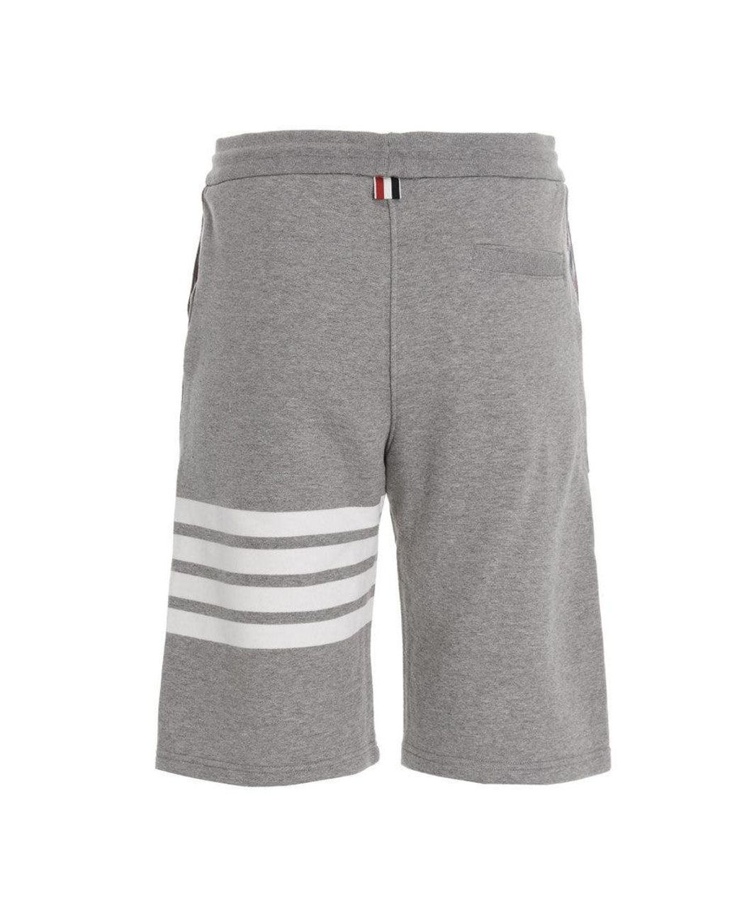 Thom Browne Gray 4 Bar Bermuda Shorts for men