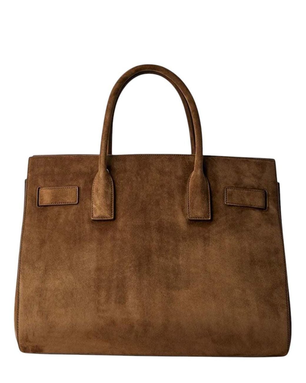Saint Laurent Brown Sac De Jour Large Tote
