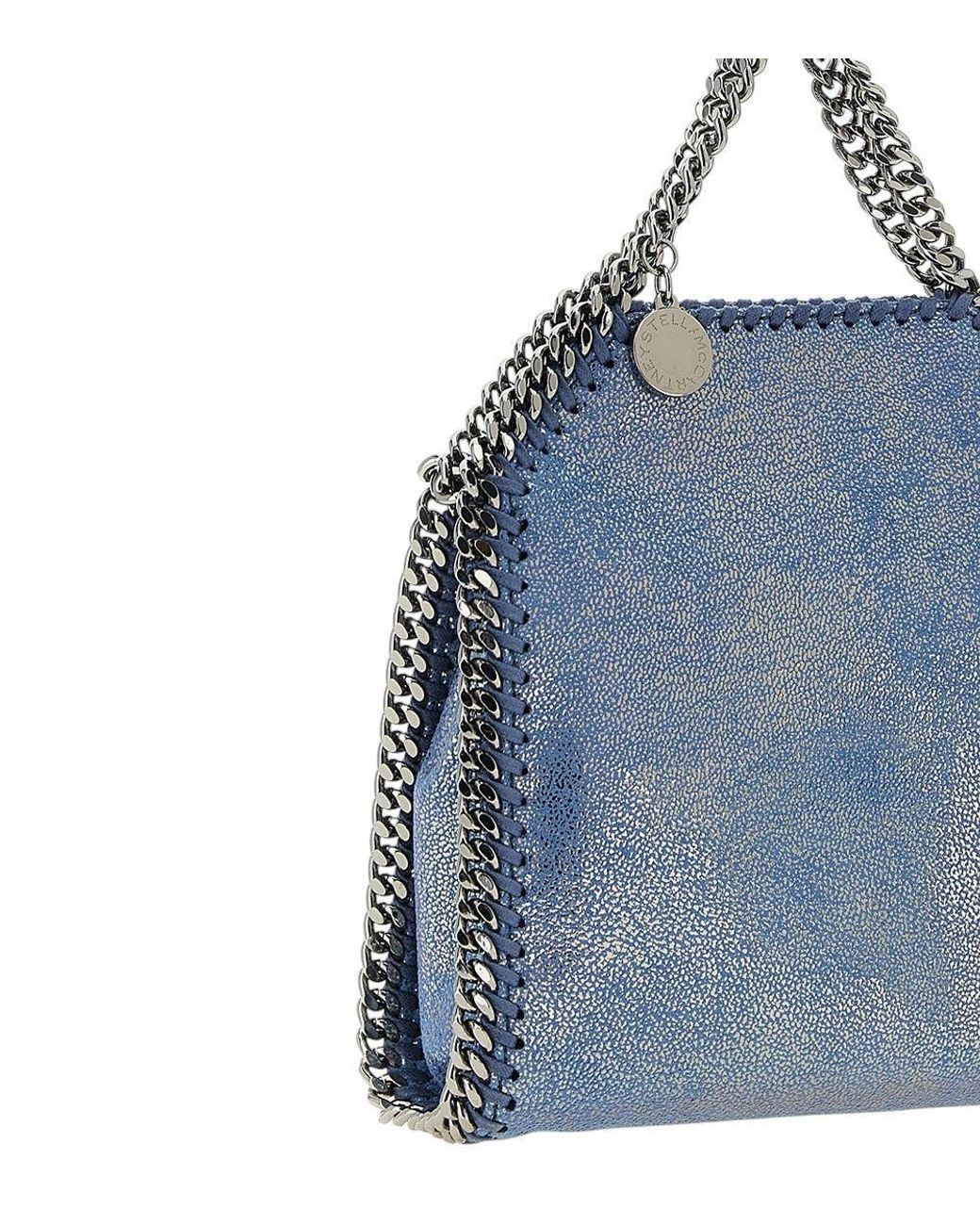 Stella McCartney Blue Falabella Tiny Tote