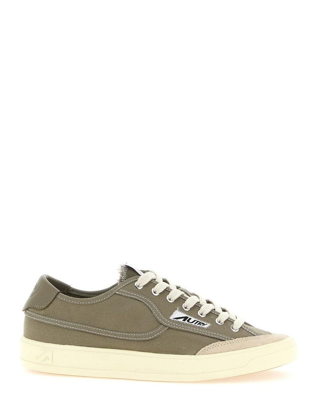 Autry Green Solid Collection Sneakers for men