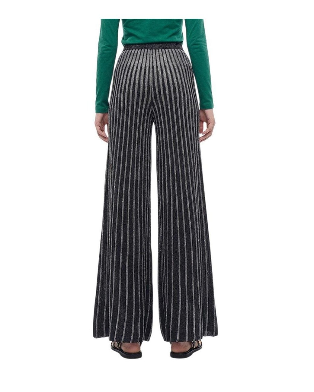 Stella McCartney Black Embellished Flared Pants