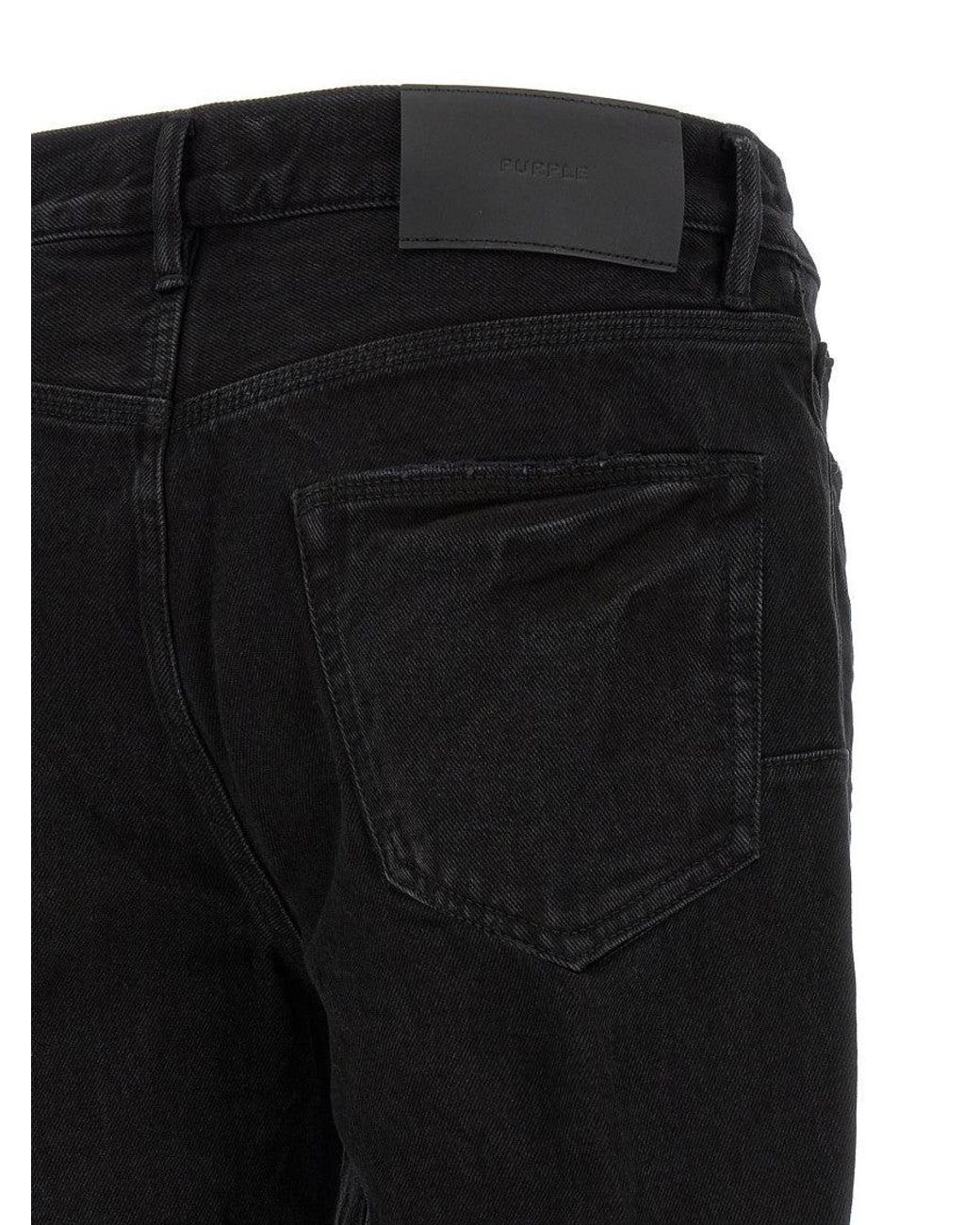 Purple Brand Black Mid Rise Jeans for men
