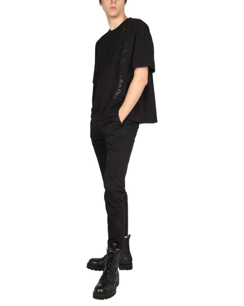Tatras Black Crew Neck T-Shirt for men
