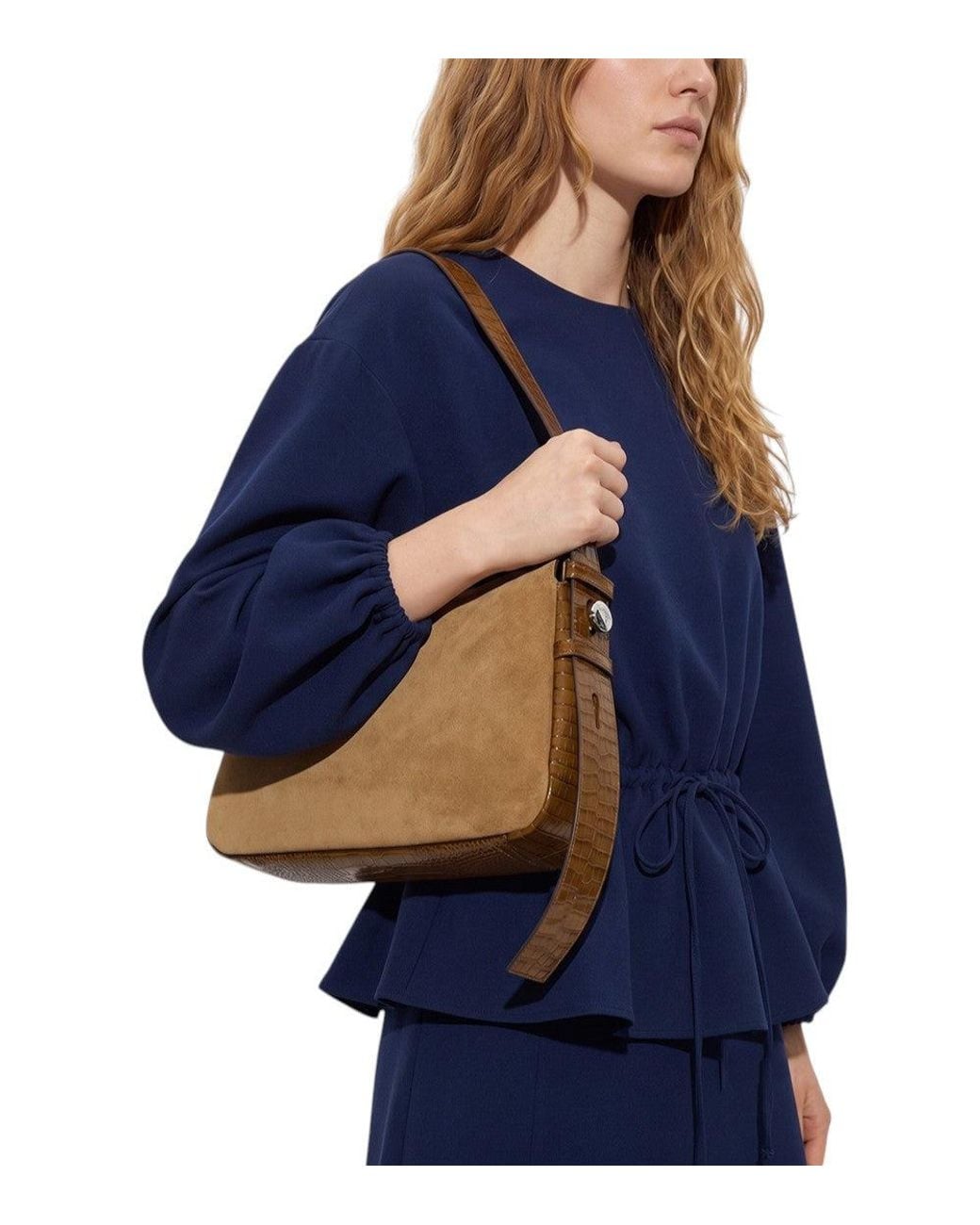 Tory Burch Brown Romy Medium Shoulder Bag