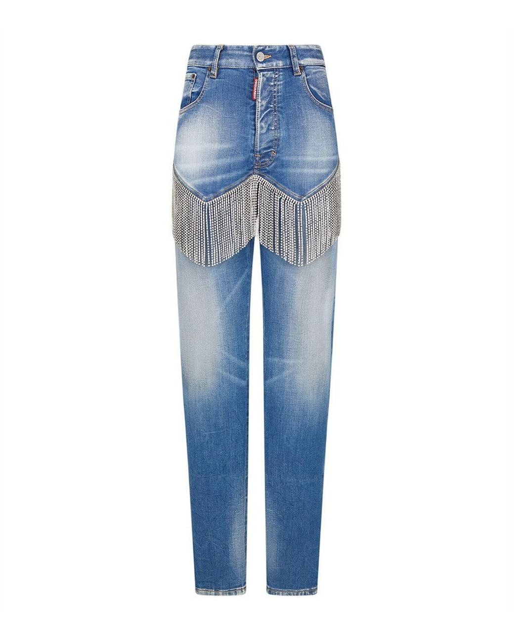 DSquared² Blue Sky Regular Mid Rise Jeans