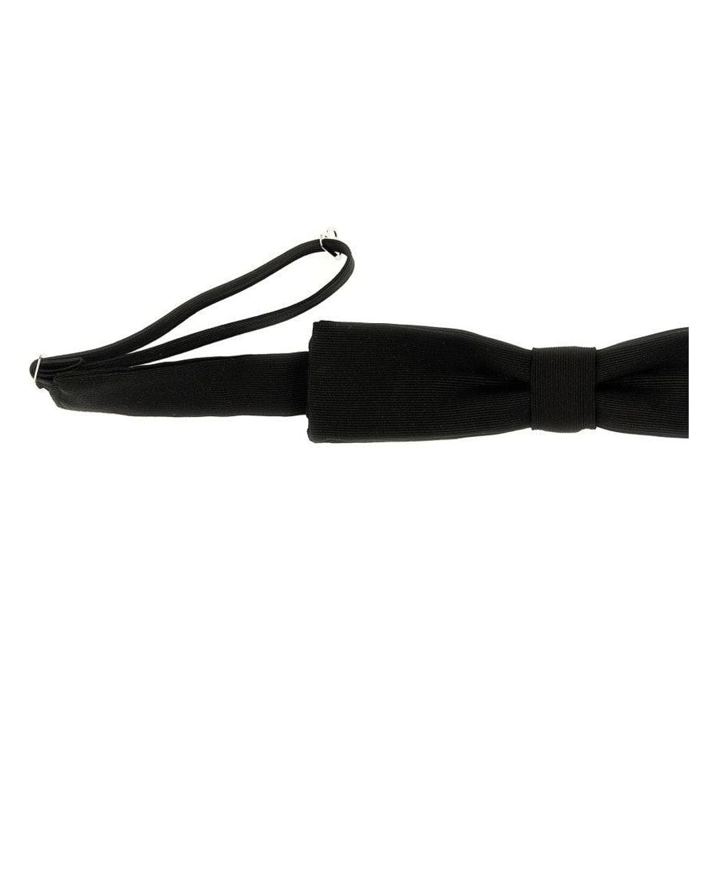 DSquared² Black Solid Bowtie for men