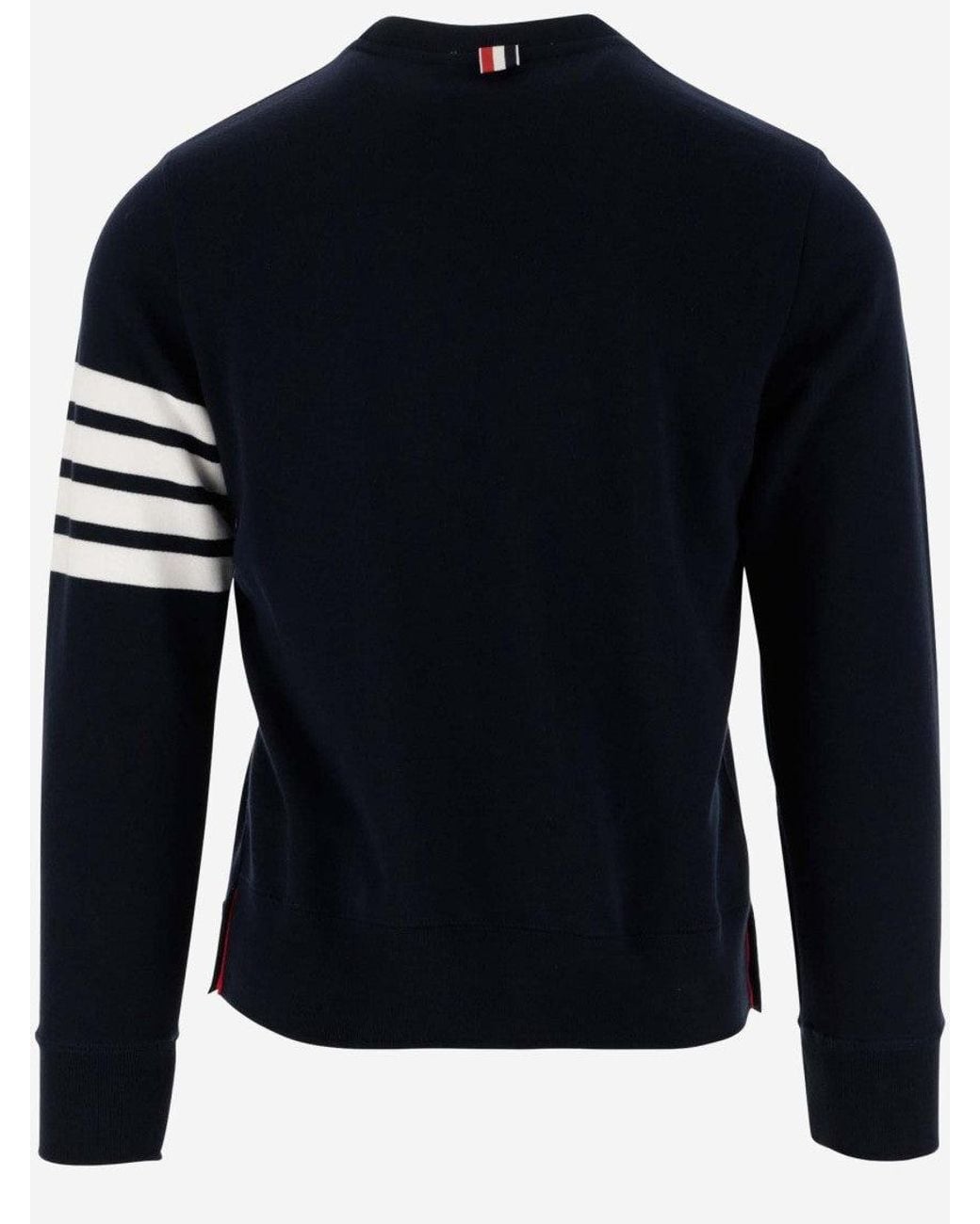 Thom Browne Blue 4 Bar Sweatshirt for men