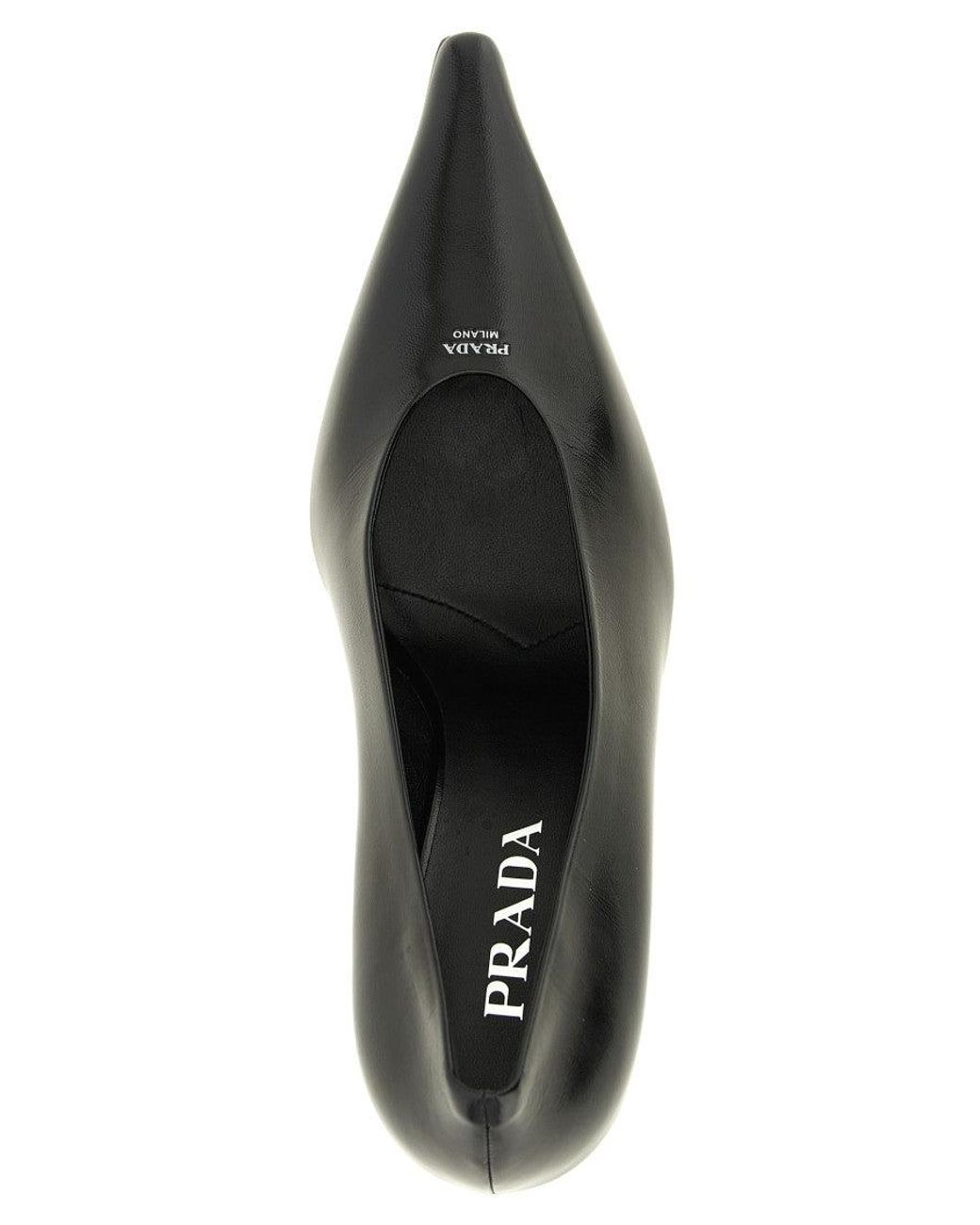 Prada Black Logo Pumps