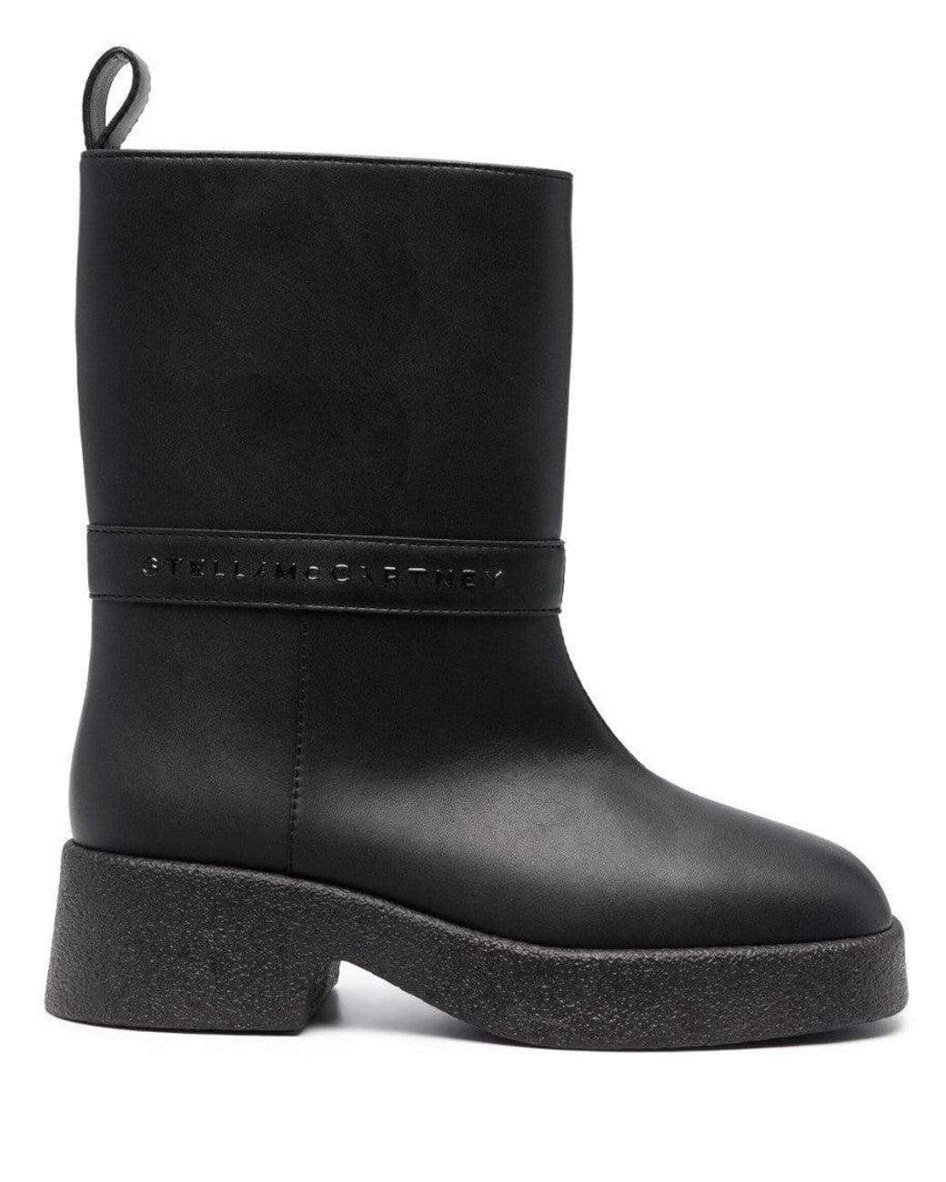 Stella McCartney Black Skyla Rain Boots