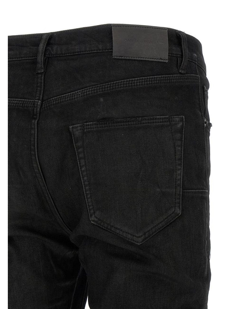 Purple Brand Black Mid Rise Jeans for men