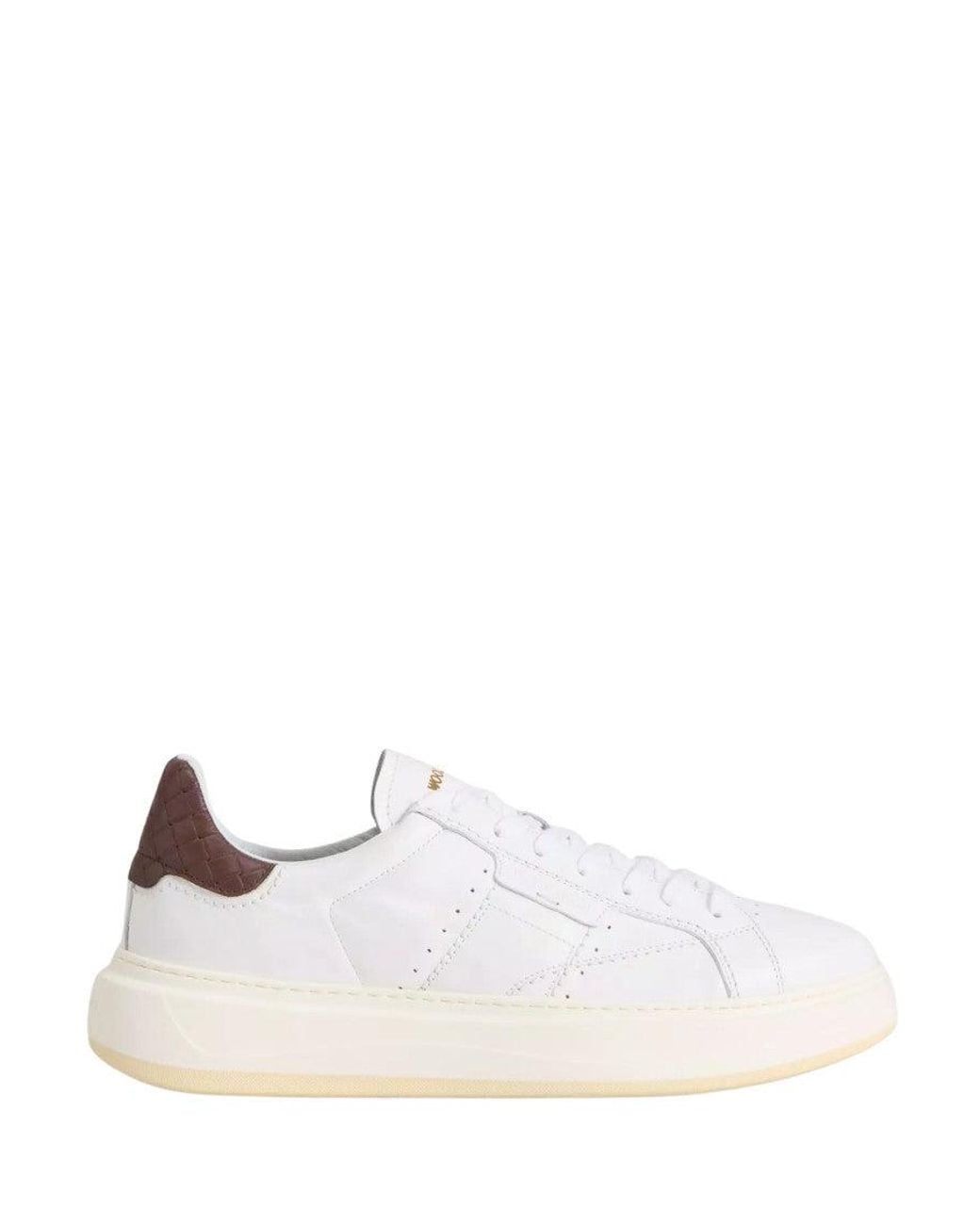 Woolrich White Logo Sneakers for men