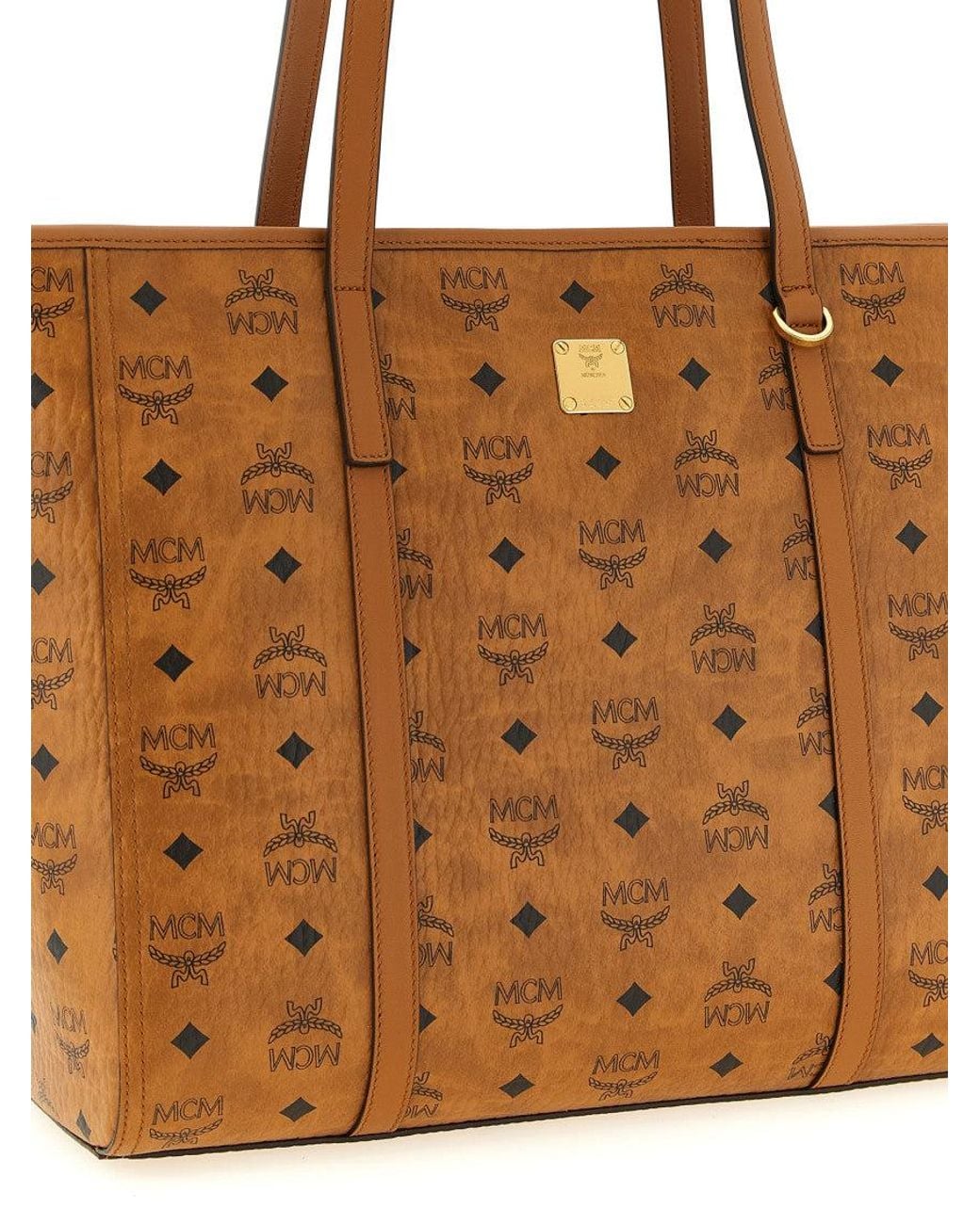 MCM Brown Toni Medium Tote