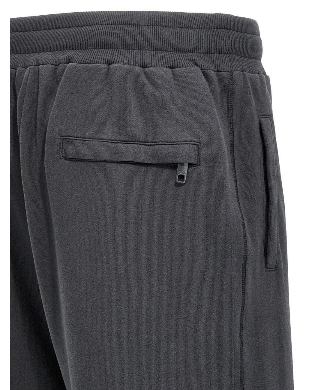 Dolce & Gabbana Gray Cotton Joggers for men