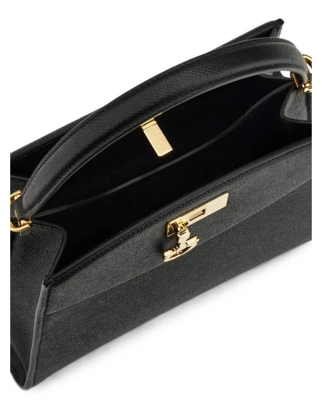 Ferragamo Black Studio Xs Satchel