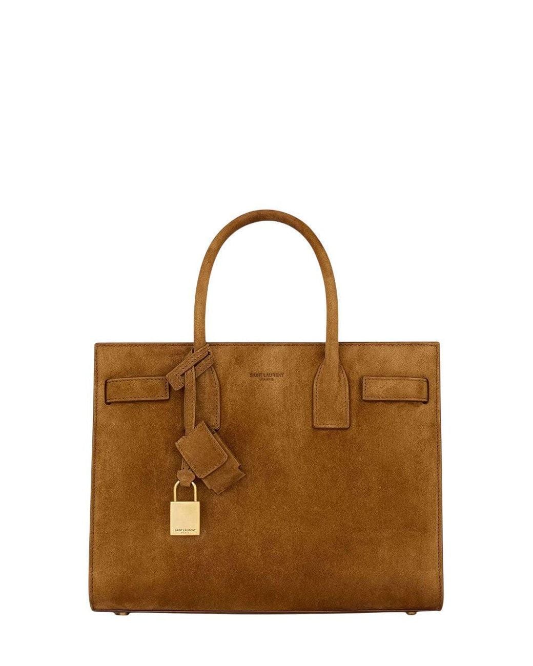 Saint Laurent Brown Sac De Jour Small Satchel
