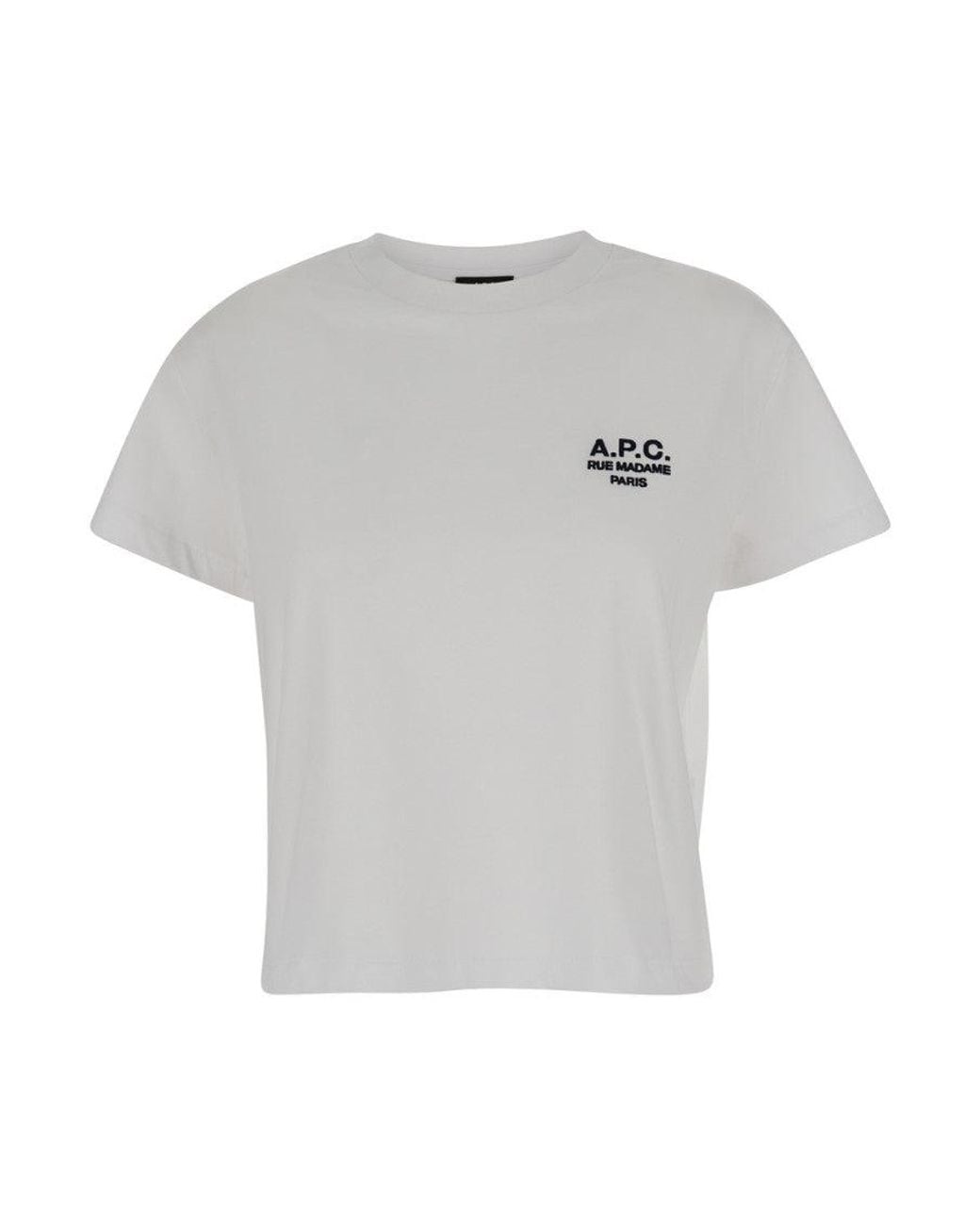 A.P.C. Gray Boxy Rue Madame T-Shirt