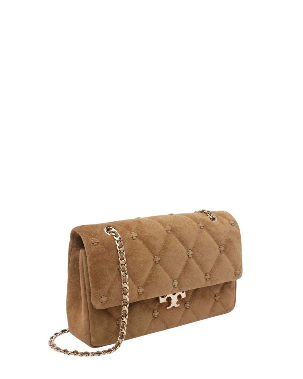 Tory Burch Brown Bunny Medium Shoulder Bag
