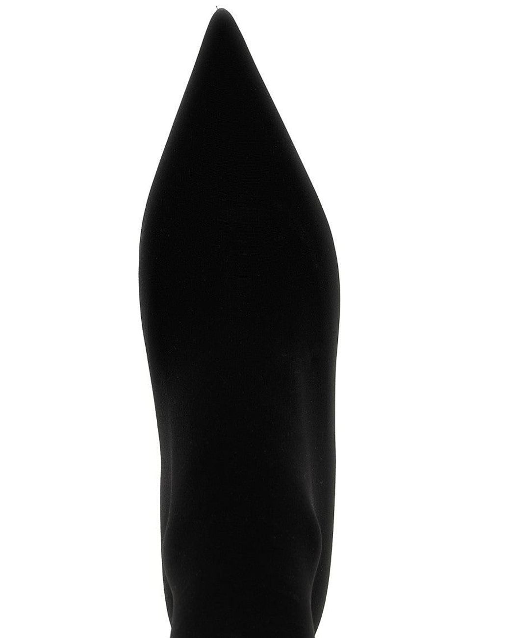 Dolce & Gabbana Black Cuissard Jersey Boots