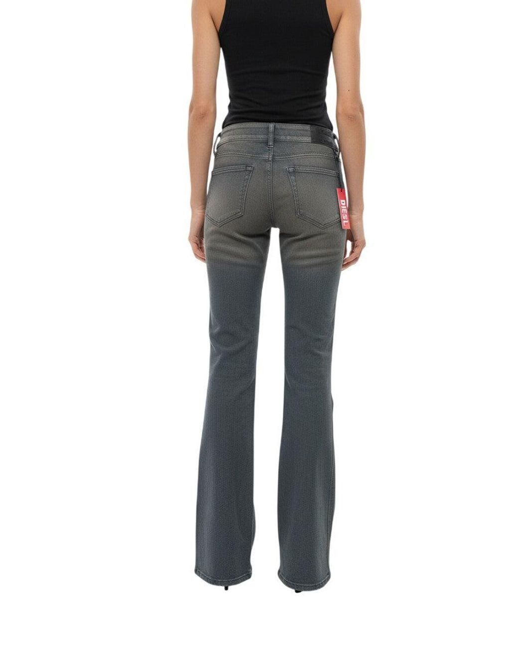 DIESEL Blue Dark Low Rise Jeans