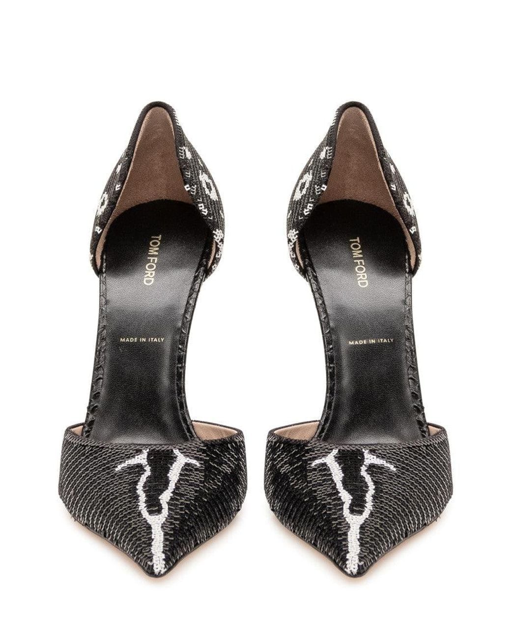 Tom Ford Metallic Embellished Pumps