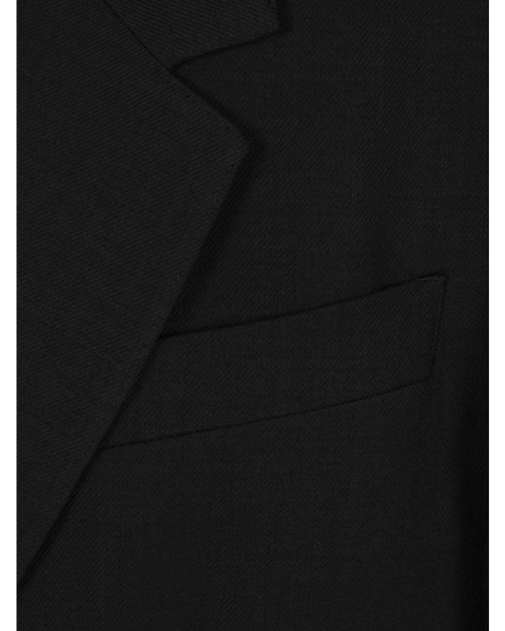 AMI Black Wool Blazer for men