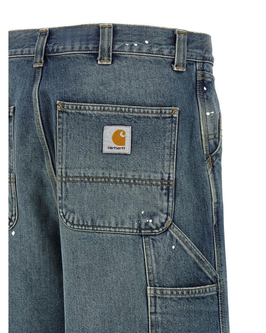 Carhartt Blue Mid Rise Jeans for men
