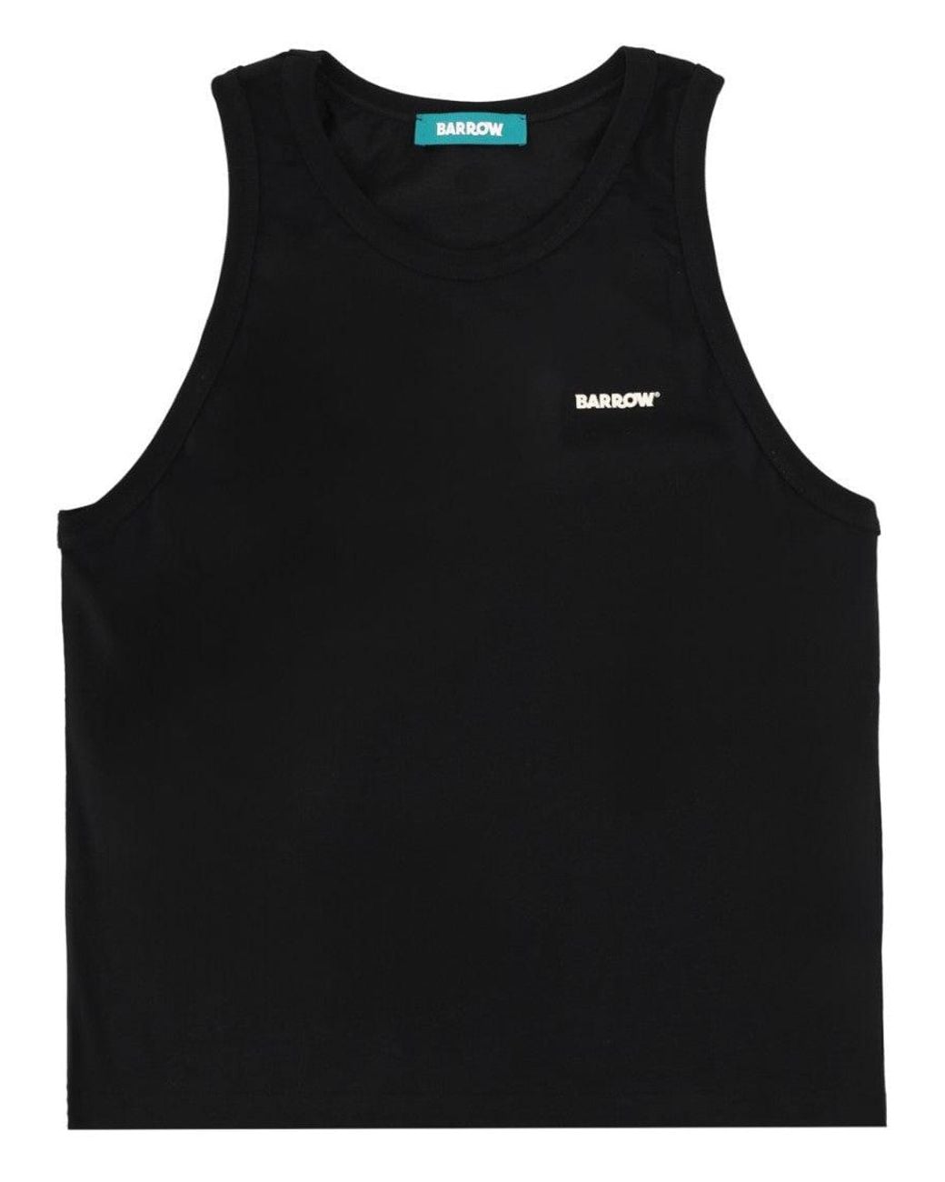 Barrow Black Logo Tank Top for men