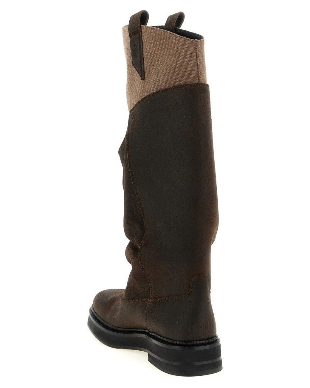 The Attico Black Robin Leather Boots