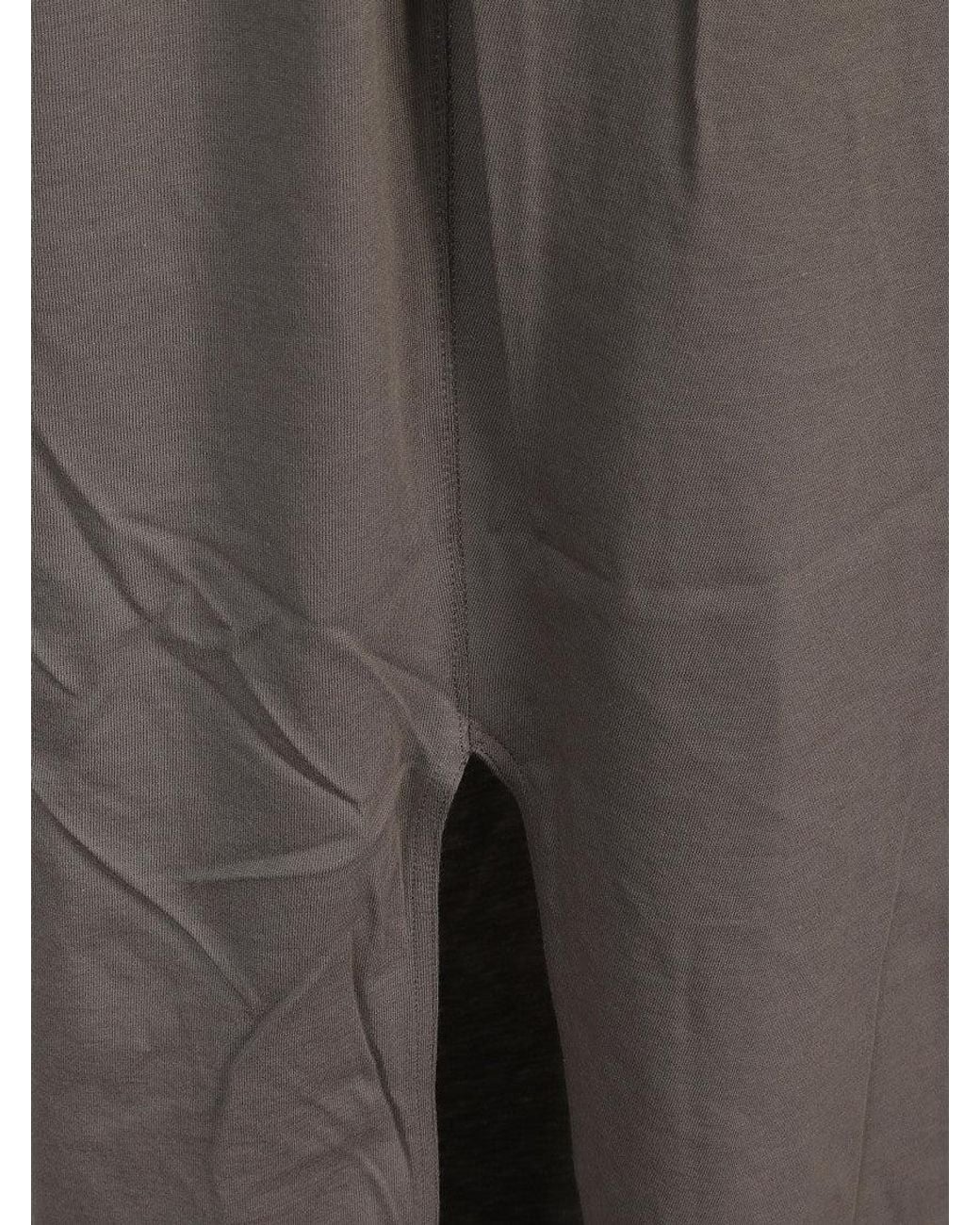 Rick Owens Gray Full Length Sleeveless Dress