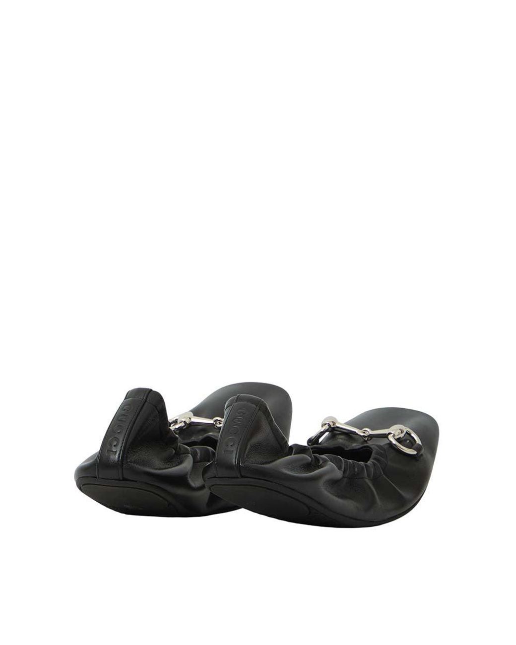 Gucci Black Prima Ballet Flats