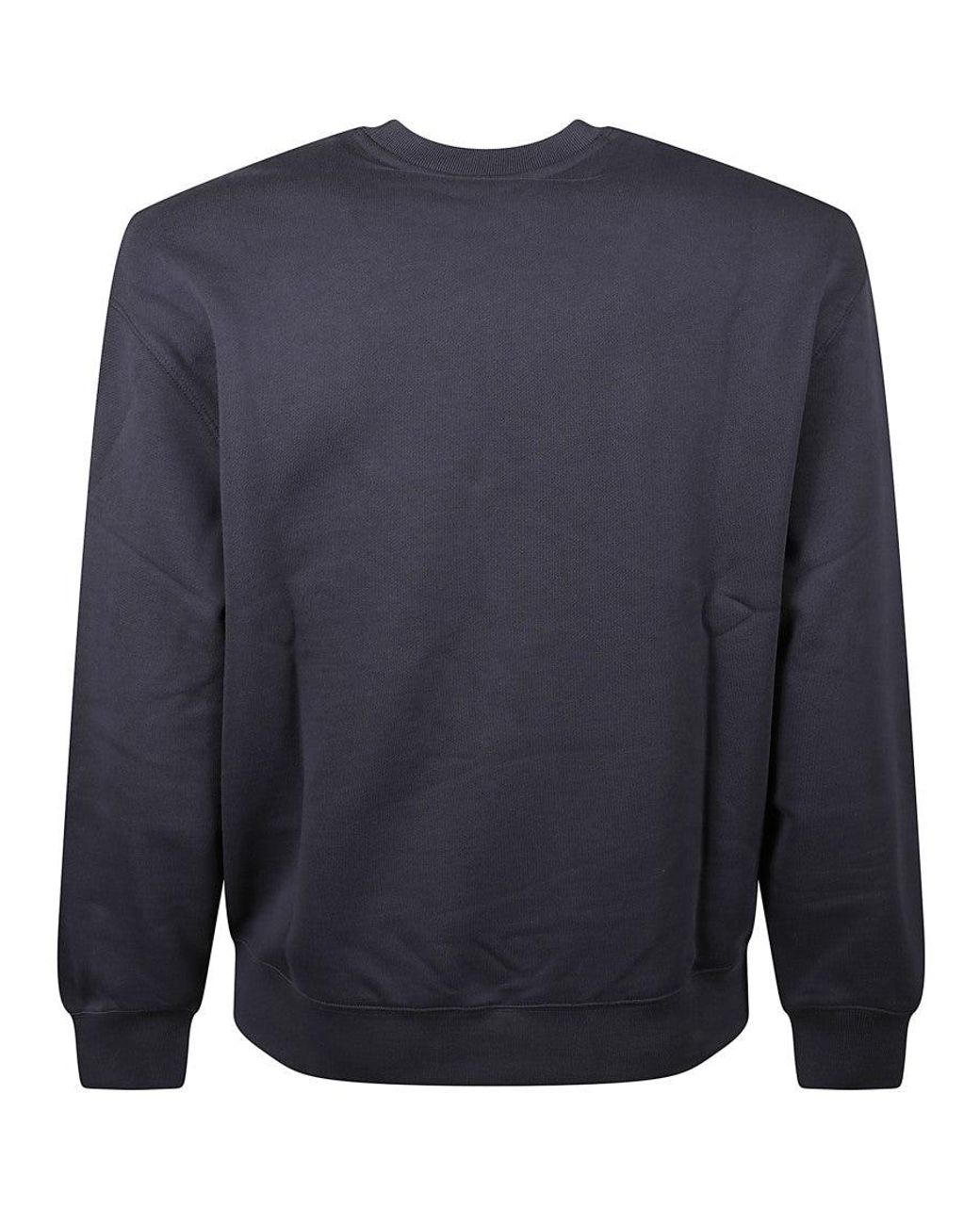 Maison Kitsuné Blue Maison Kitsunè Handwriting Comfort Sweatshirt for men