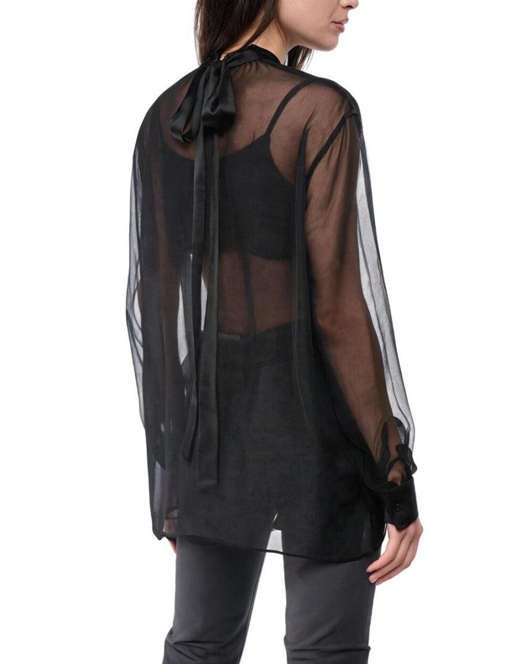 Dolce & Gabbana Black Round Neck Top